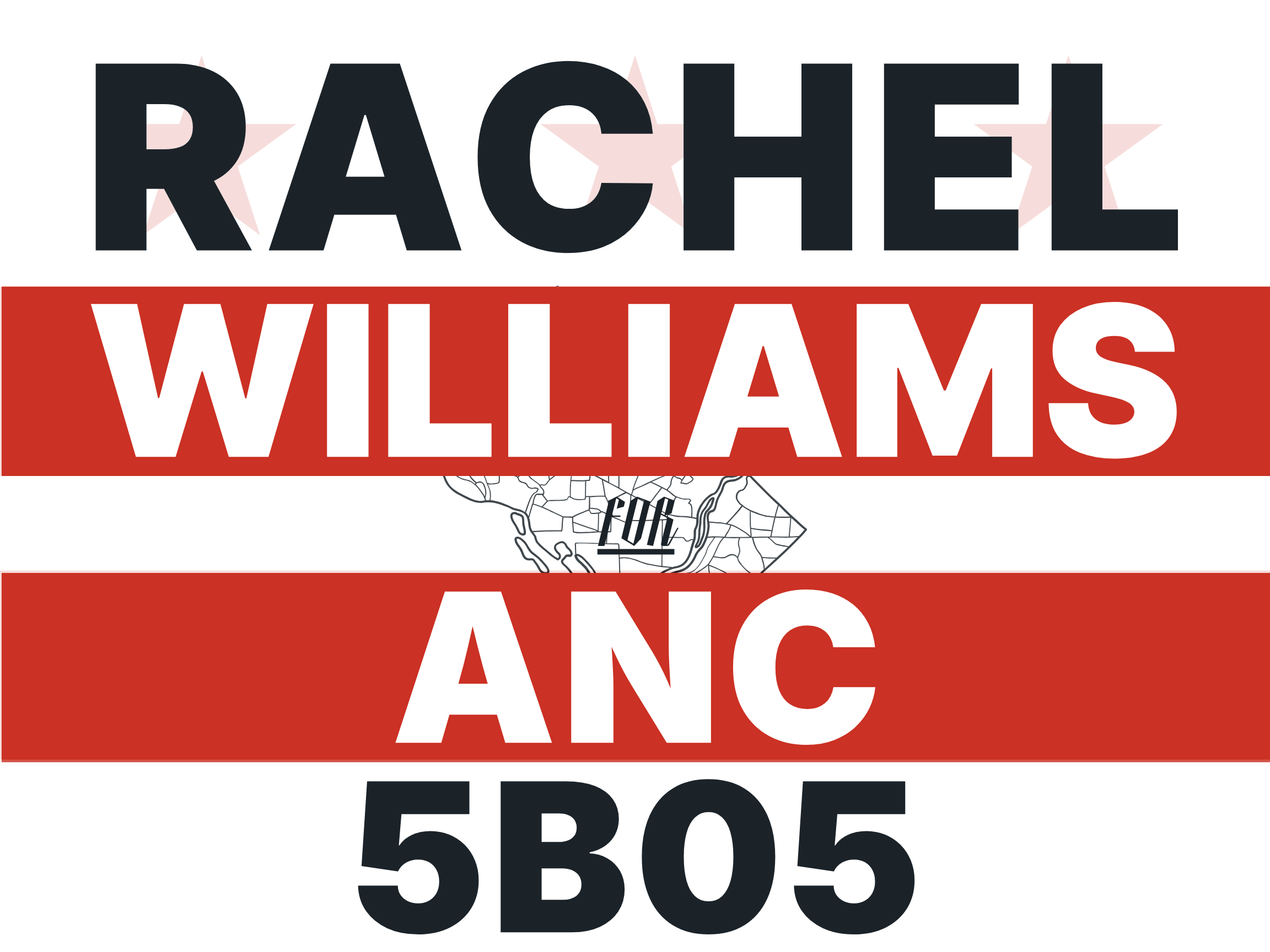 Rachel Williams for ANC 5B05 Campaign Logo